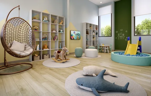 Brinquedoteca render area infantil