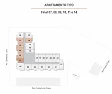 Implantacao apartamento tipo finais 07 14