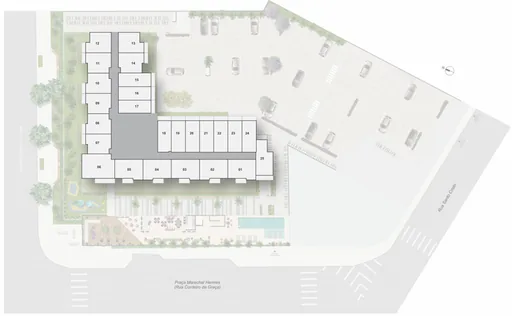 Implantacao empreendimento unidades numeradas