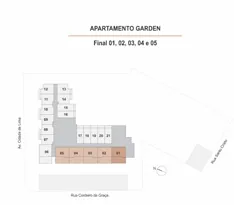 Planta implantacao apartamento garden
