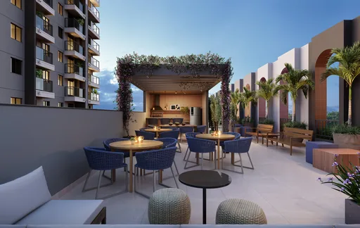 Terraco gourmet area social render