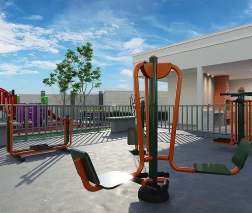 Academia ar livre playground condominio