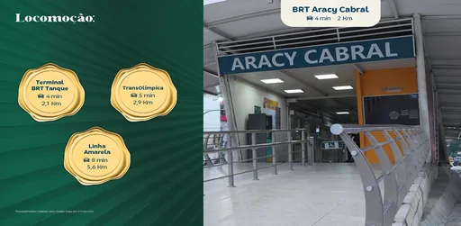 Brt aracy cabral transporte proximidade