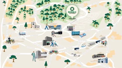 Mapa localizacao bosque jacarepagua entorno