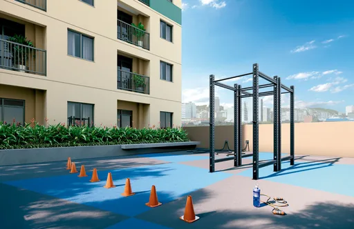 Area externa fitness crossfit condominio
