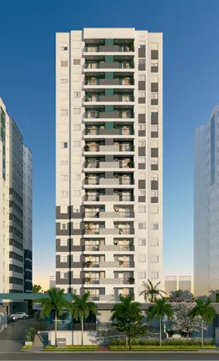 Fachada render torre residencial