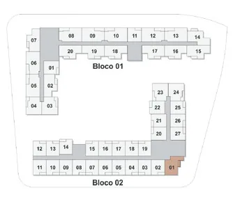 Implantacao blocos unidades numeradas