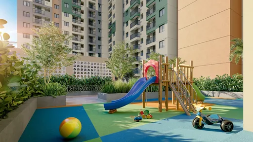 Playground infantil condominio render