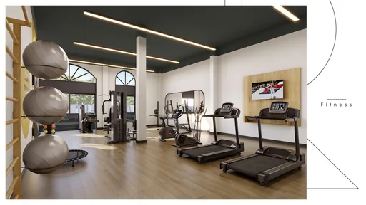 Render academia fitness amenidade