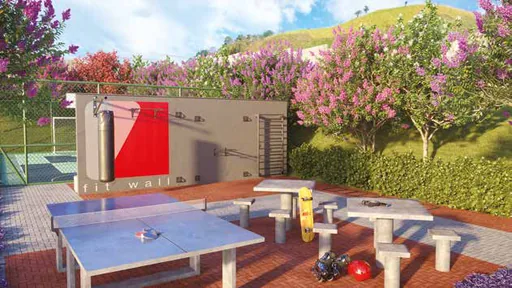 Area lazer fit wall pingpong skate