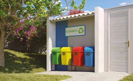 Ecoponto coleta seletiva amenidade condominio