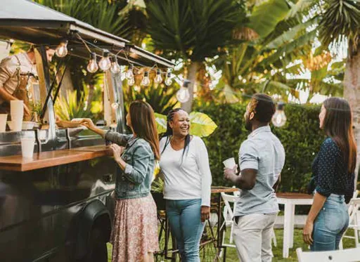 Food truck area lazer convivencia