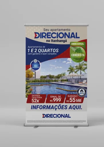 Banner promocional conquista itanhanga direcional