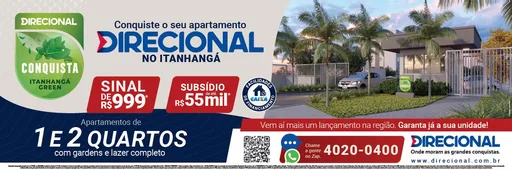 Banner promocional conquista itanhanga green 2