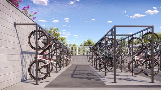 Bicicletario area comum condominio