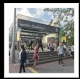 Estacao metro jardim ocidental entorno