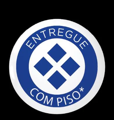 Selo entregue com piso
