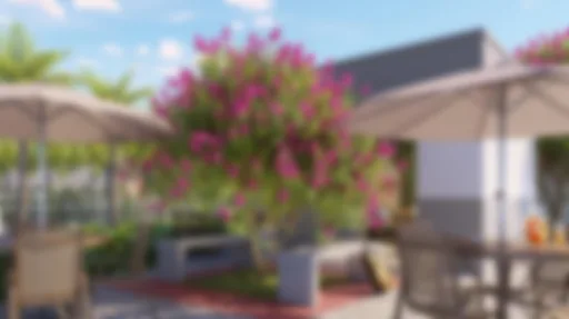 Area gourmet externa render jardim