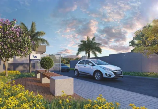 Render entrada portaria condominio