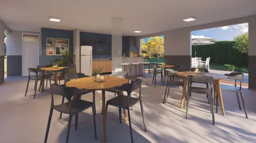 Salao festas churrasqueira area comum