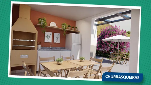Churrasqueira area gourmet amenidade