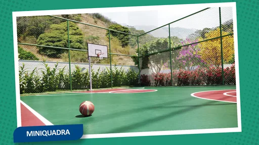 Miniquadra basquete area lazer