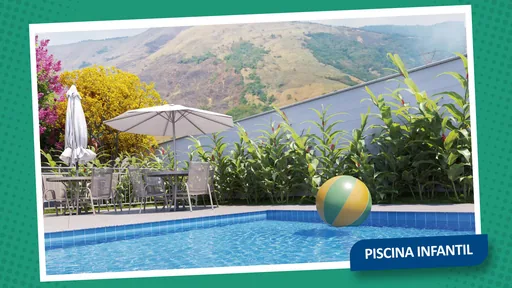 Piscina infantil area lazer render