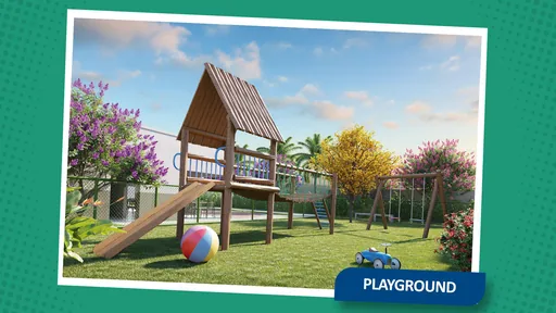 Playground infantil render empreendimento