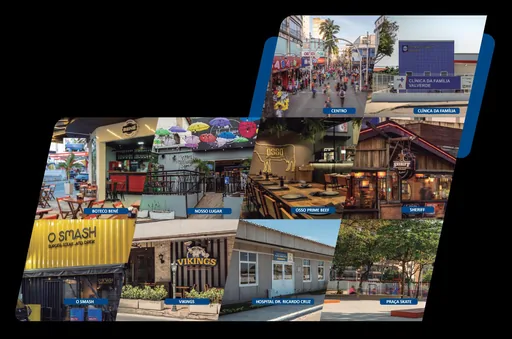 Pontos interesse bairro restaurantes servicos entorno