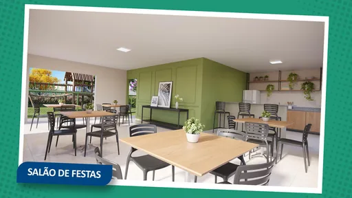 Salao de festas render amenidade