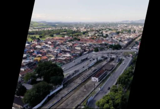 Vista aerea bairro entorno estacao