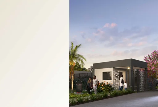 Render portaria entrada condominio