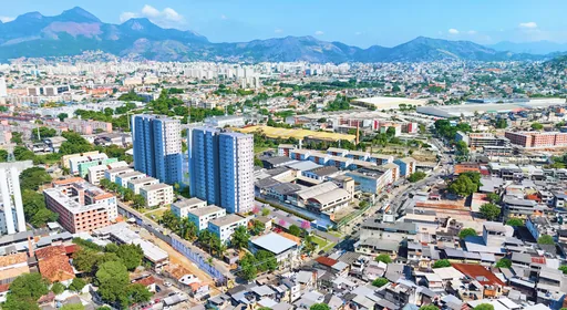 Vista aerea empreendimento contexto urbano 2