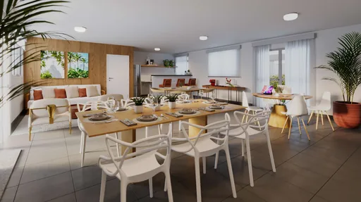 Salao festas area comum render