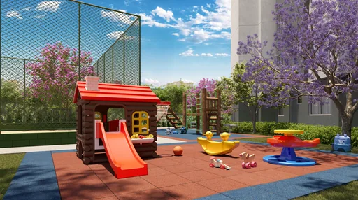 Playground infantil condominio render