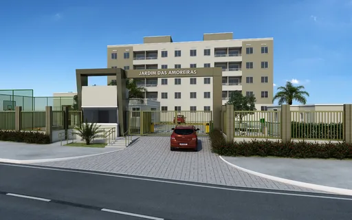 Fachada entrada condominio jardim amoreiras