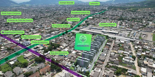 Mapa aerial localizacao jardim amoreiras