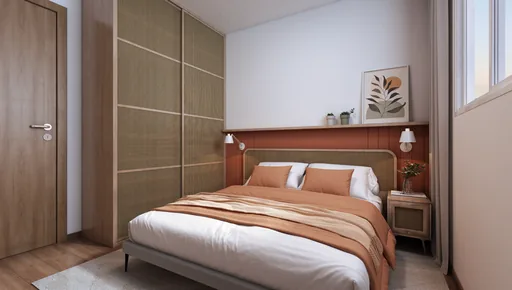 Render quarto suite decorado