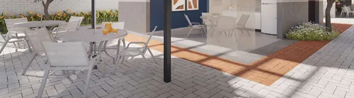 Area gourmet externa render empreendimento 2