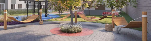 Area lazer redes jardim condominio