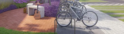 Bicicletario area lazer render