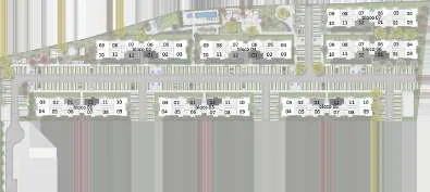 Implantacao blocos numerados empreendimento