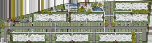 Implantacao condominios blocos vagas