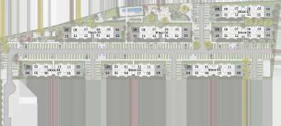 Planta implantacao blocos numerados