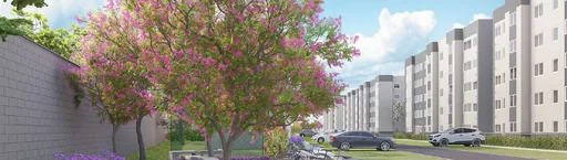 Render fachada condominio area externa