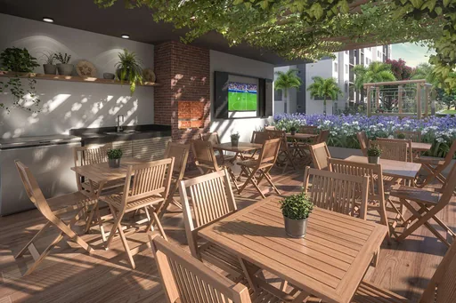 Area gourmet externa churrasqueira tv