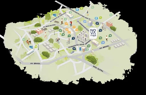 Mapa localizacao entorno nova iraja