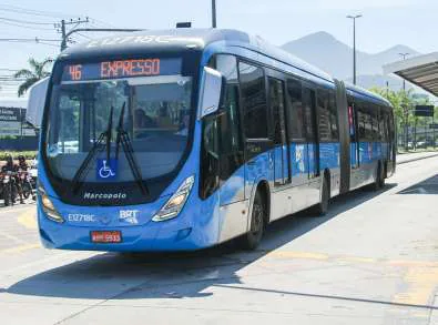 Onibus brt transporte publico regiao