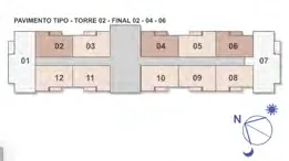 Pavimento tipo torre02 andares 02 04 06