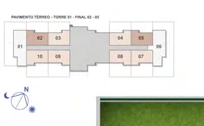 Planta pavimento terreo torre01